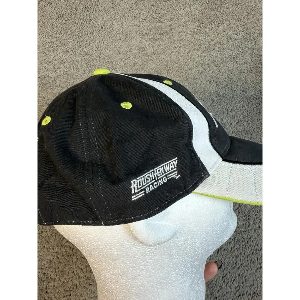 Carl Edwards Hat Cap Strap Back Mens One Size Black NASCAR Racing Chase